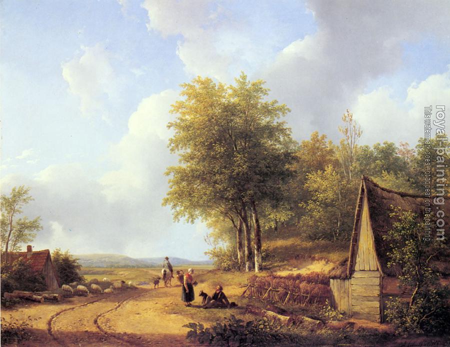 Andreas Schelfhout : The Country Road